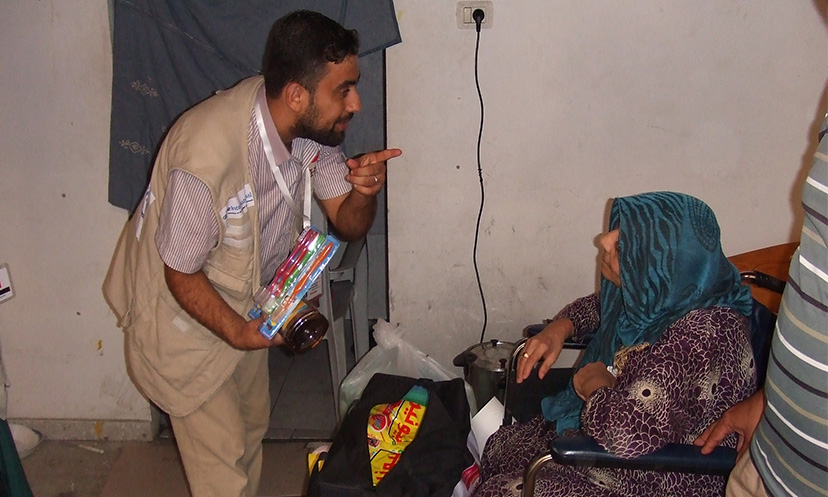  emergency hygiene kits being delivered in Gaza